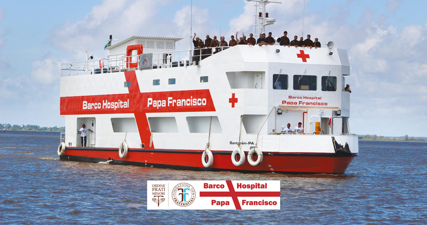 Barco hospital Papa Francisco